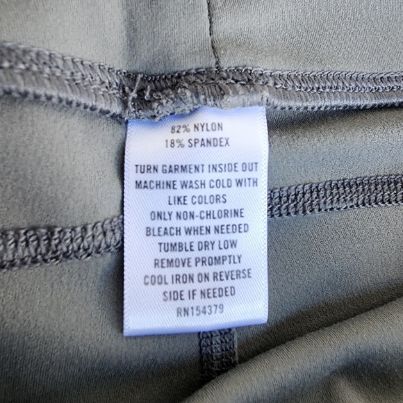 Aeropostale Pants Womens Gray Leggings Pants Exercise Workout Nylon Sz S - Picture 9 of 11